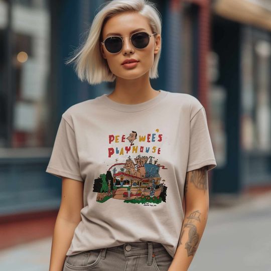 Discover Funny Vintage Pee Wee's Playhouse Shirt| Gift For Friends, 80s Movie Shirt