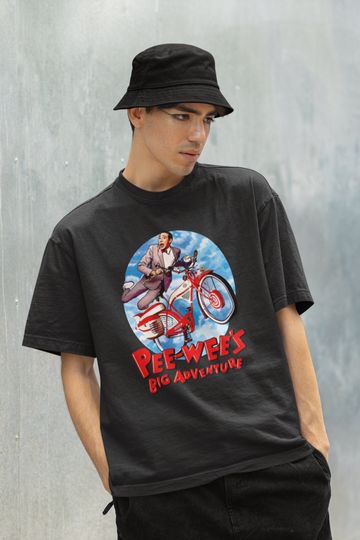Discover Pee Wee Herman's Big Adventure Bike T-Shirt, Pee Wee Herman Shirt