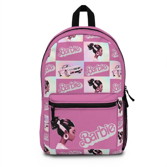 Discover Black Girl Doll Pink Tye Dye Backpack