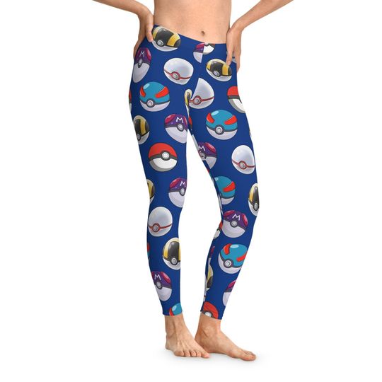 Discover Poke Ball Leggings for Her, Anime Leggings