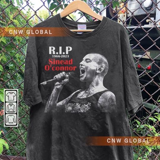 Discover Sinead O'Connor Music Shirt K3, Rest In Peace Sinead O'Connor 90s Y2K Merch Vintage