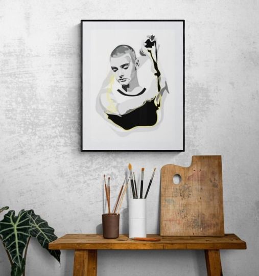 Discover Sinead O'Connor- Art Print Poster