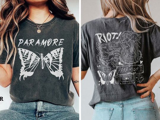 Discover Paramore Butterfly Album T-Shirt, Paramore Tattoo T Shirt
