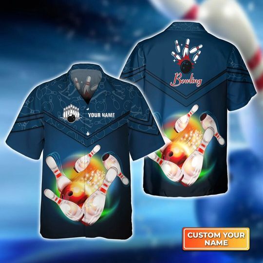 Discover Personalized Bowling Hawaiian Shirt