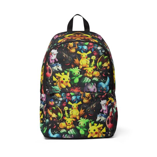Discover Gamer Girl Boy Fabric Back to School 2024 Backpack