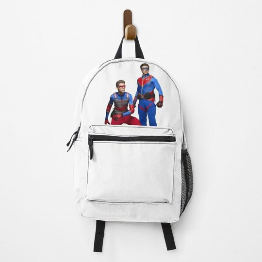 Discover Captain Man and Kid Danger Backpack