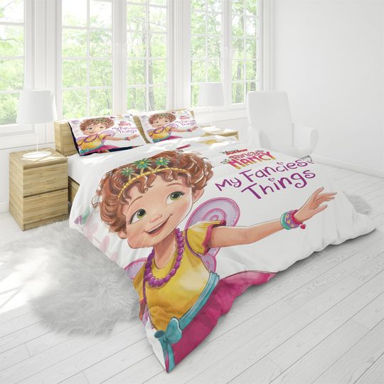 Discover Fancy Nancy Printing Three Piece Printed Fashion Pattern Bedding Set