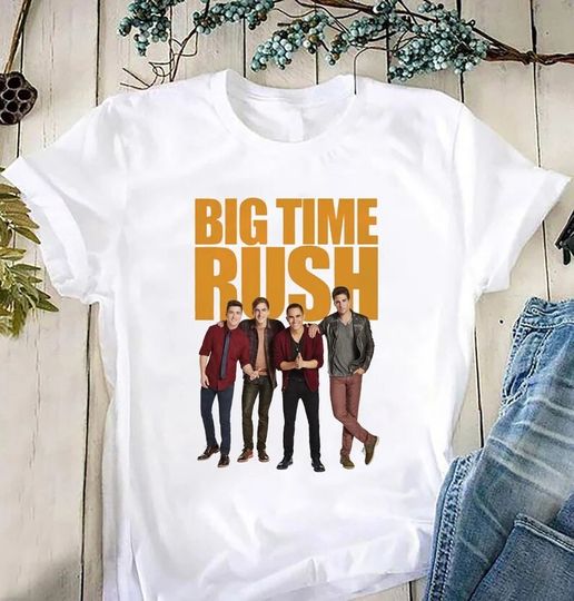 Discover 90s Vintage Big Time Rush Band Tee, Big Time Rush Shirt
