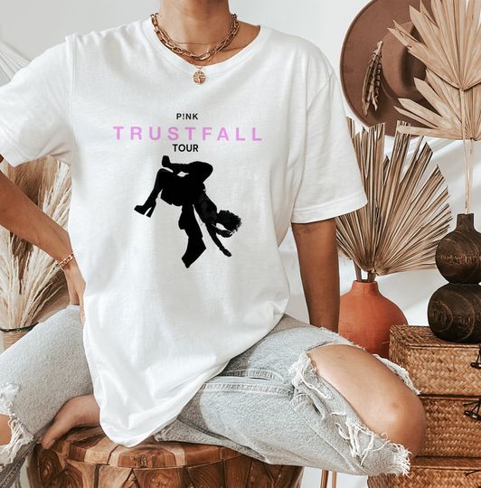 Discover Pink Trustfall Tour 2023 Shirt