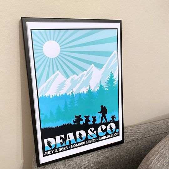 Discover Dead & Co Folsom Field Boulder July 3 2023 Poster