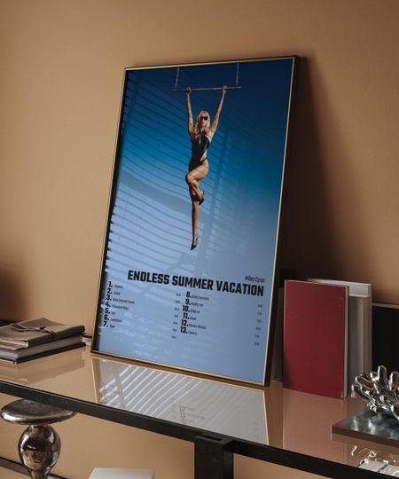 Discover Miley Cyrus - Endless Summer Vacation  Album Cover Poster