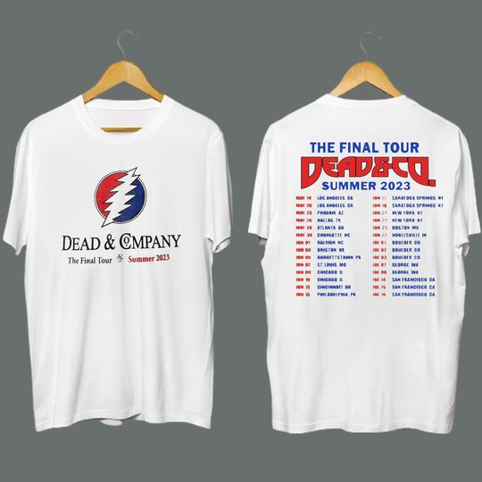 Discover Dead and Company The Final 2023 Summer Tour T-Shirt, Dead and Company Shirt