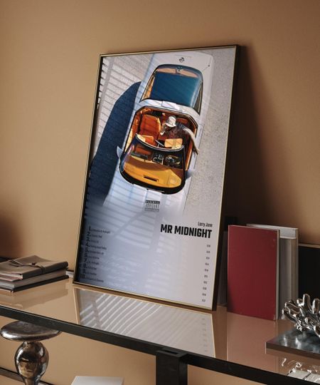 Discover Larry June - Mr Midnight Album Cover Poster