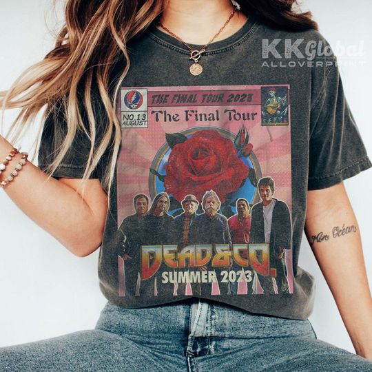 Discover dead And company Shirt, The Final Tour 2023 T-Shirt