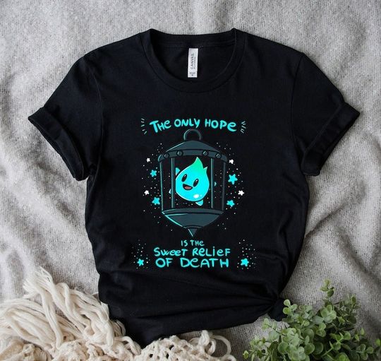 Discover Lumalee Shirt, The Only Hope Is The Sweet Relief Of Death Shirt, 2023 Movie Lumalee Blue Shirt