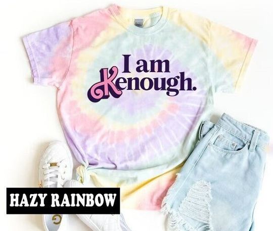 Discover I Am Kenough Unisex Tie-Dye Shirt