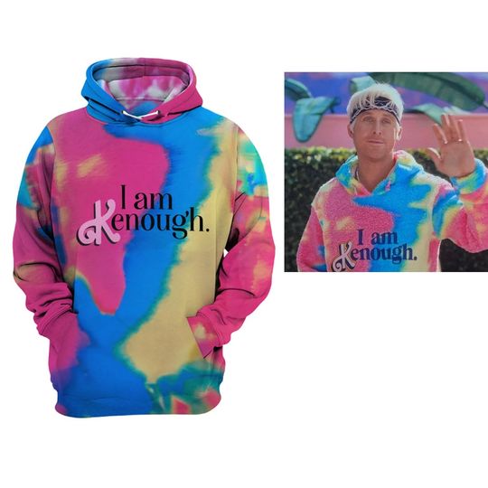 Discover I Am Kenough Barbie Ken Movie 2023 Merch Hoodie