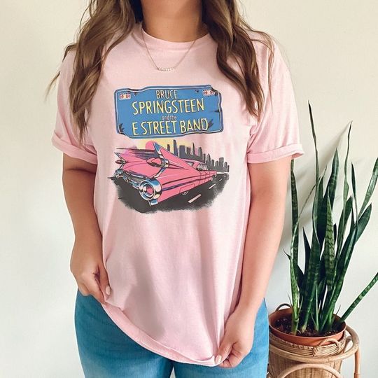 Discover Bruce Springsteen T-Shirt, Vintage 1980s Bruce Springsteen Born in The USA Tour T-Shirt
