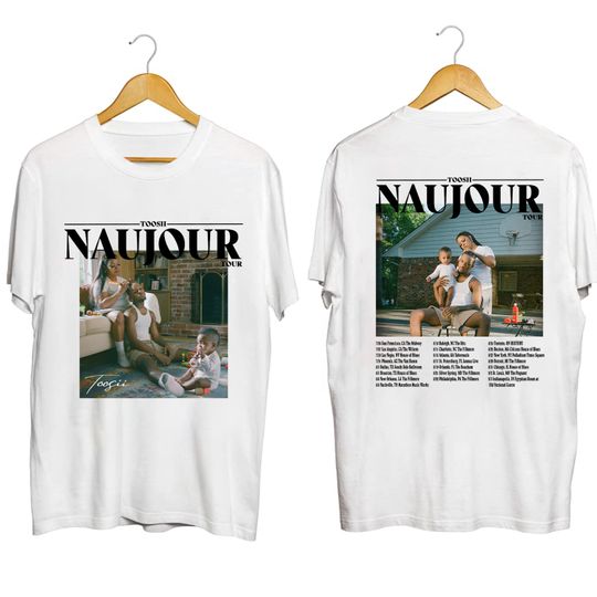 Discover Toosii Naujour Tour 2023 Concert Shirt