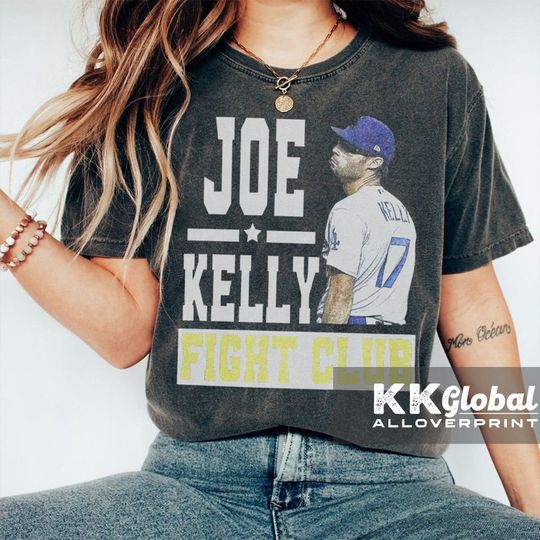 Discover Baseball Joe Kelly Fight Club T-Shirt,  Joe Kelly L.os Angele.s Dod.gers Shirt