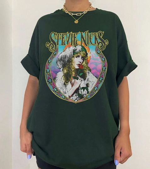 Discover Stevie Nicks T-shirt, Vintage Fleetwood Mac Rock Band T-shirt