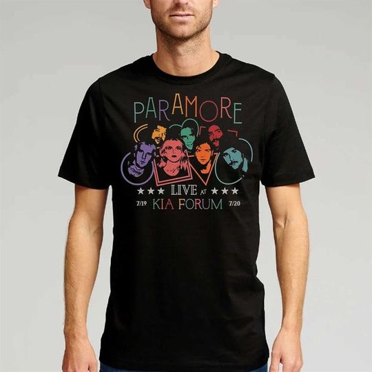 Discover Paramore Live Jul 19 Kia Forum Jul 20 Shirt, Paramore Band Tour 2023