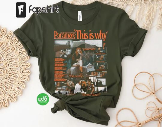 Discover Vintage This Is Why Paramore Shirt, Rock Band Shirt, Music Tour 2023 Shirt