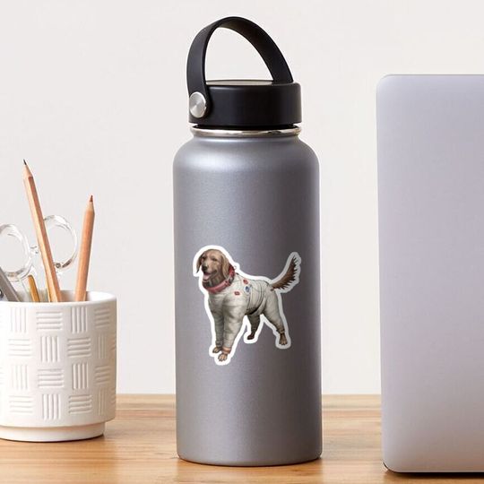 Discover Cosmo The Space Dog Sticker