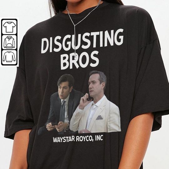Discover Disgusting Brothers Movie Shirt, Disgusting Succession Waystar Royco Shirt
