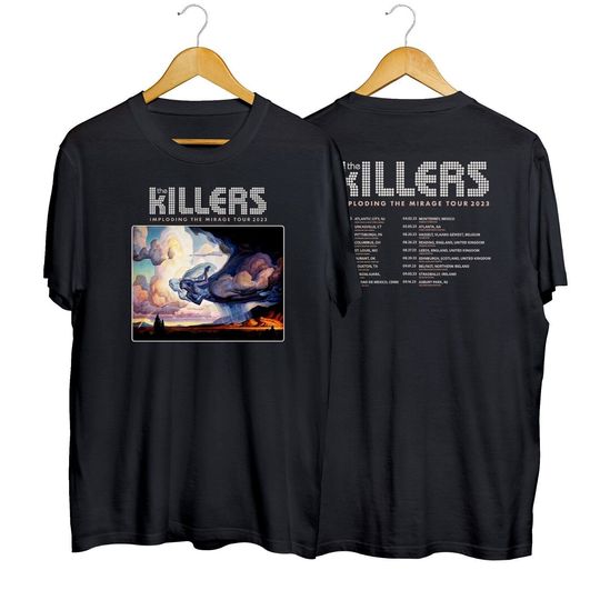 Discover The Killers Shirt, The Killers 2023 Imploding The Mirage Concert Tour Men T-Shirt