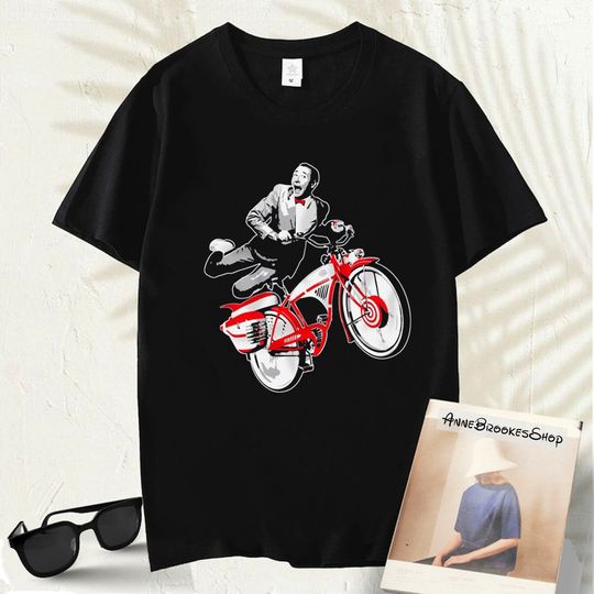 Discover Pee Wee Herman's Big Adventure Bike T-Shirt, Pee Wee Bike Shirt