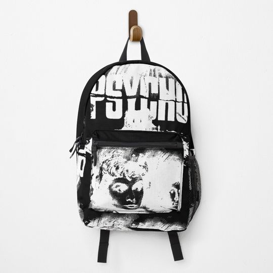 Discover Psycho, Hitchcock movie, Horror Movie, Cult Horror film Backpack