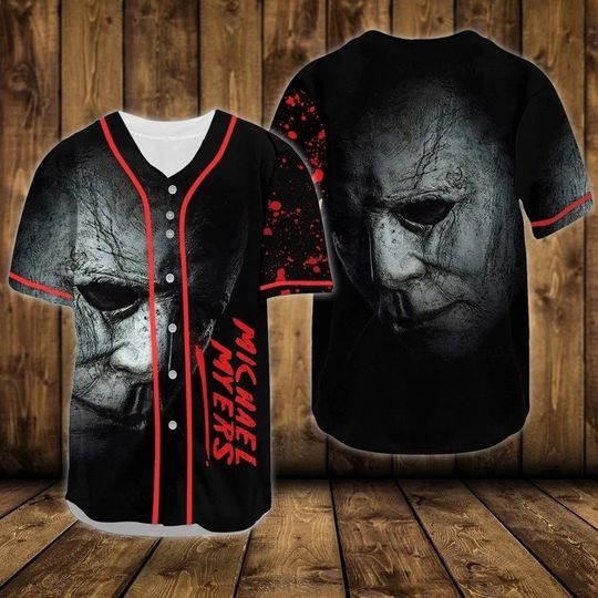 Discover Michael Myers Baseball Jersey, Horror Jersey Shirt