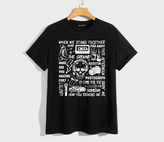Discover Nickleback Band World Tour 2023 T-Shirt, Nickleback Get Rollin Album 2023 Shirt