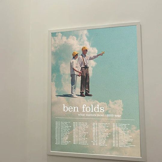 Discover Ben Folds 2023 Tour Poster Wall Decor Poster