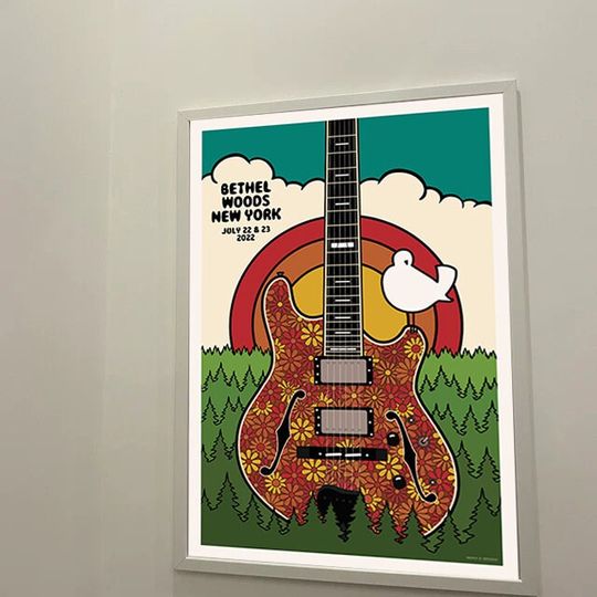 Discover Phish Poster - Bethel Woods NY 2022, Phish Summer Tour 2022