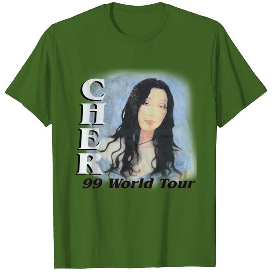Discover Cher 1999 World Tour Do You Believe In Love After Love? White Bootleg Concert T Shirt
