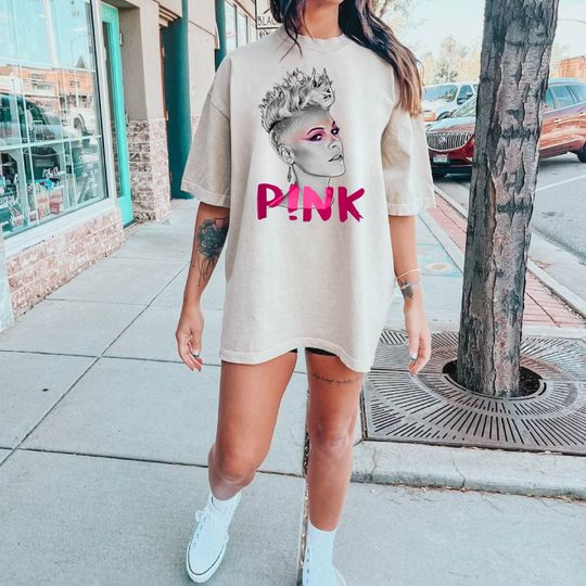 Discover P!nk Summer Carnival 2023, Trustfall Album Tee, Pink Singer Tour, Music Festival Shirt