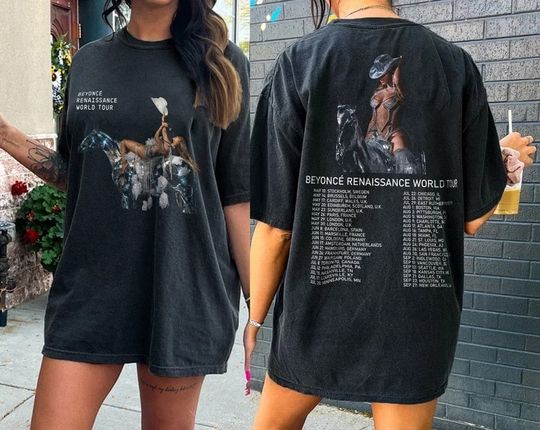Discover Beyonce Renaissance 2023 World Tour T-Shirt, Music Lovers Gift