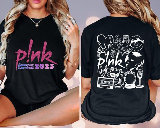 Discover P!nk Vintage Rock Tour 2023 Music Shirt - Summer Carnival Edition