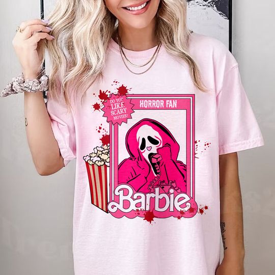 Discover Horror Barbie Shirt, Let's Go Party 2023 Shirt