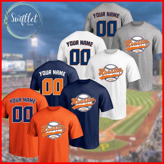 Discover Personalized Houston Baseball Team Shirt