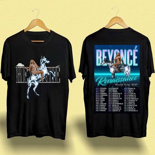 Discover Beyonce Renaissance Tour 2023 T-shirt, Renaissance Two Sides Shirt, Beyonce Merch