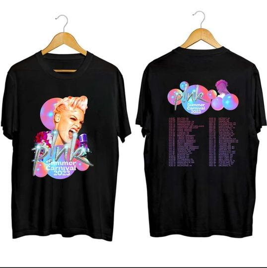 Discover P!nk Summer Carnival 2023, Trustfall Album Tee, Pink Singer Tour Shirt