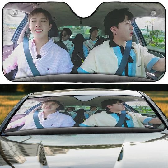Discover Stray Kids Kpop Car Sun Shade, SKZ Bang Chan Changbin Han Seungmin Car Accessories