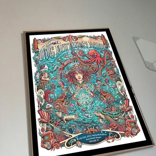 Discover Dave Matthews Band July 19 2023 Northwell Health at Jones Beach Theater Poster