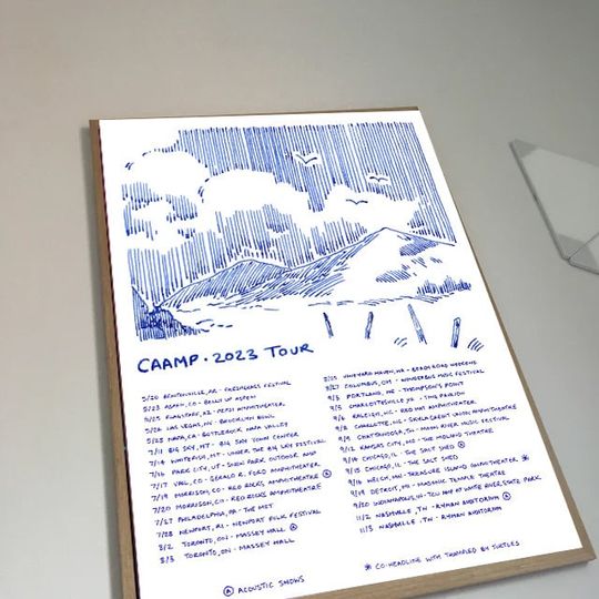 Discover Caamp Tour 2023 Poster