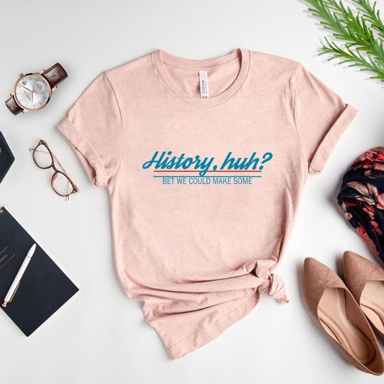 Discover History Huh? T-Shirt, Red White and Royal Blue, Casey McQuiston