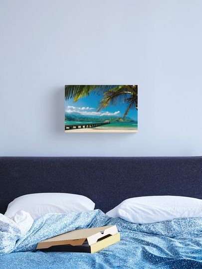 Discover Hanalei Bay Pier,  Kauai | Canvas Print