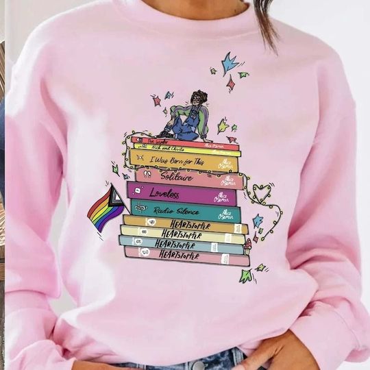 Discover Heartstopper Book shirt, Nick, Charlie and friends Shirt, Spotify Inspired Shirt, Vintage Gift